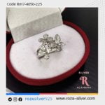 خاتم بناتي فضة ايطالي عيار 925