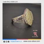 خاتم بناتي فضة ايطالي عيار 925