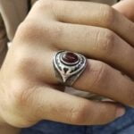 خاتم رجالي فضة تركي