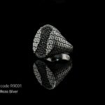 ⁦⁦خاتم رجالي فضة تركي عيار 925⁩⁩