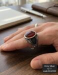 خاتم رجالي فضة عيار 925 بتصميم فاخر يعكس الأناقة والرجولة